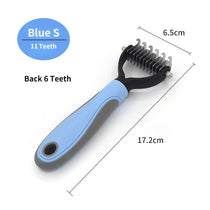 Deshedding brush in Blue S