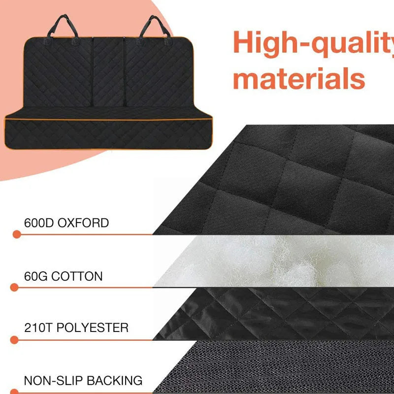 4 in 1 waterproof dog back seat cover, image 8