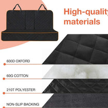 4 in 1 waterproof dog back seat cover, image 8