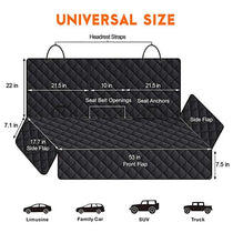 4 in 1 waterproof dog back seat cover, image 5