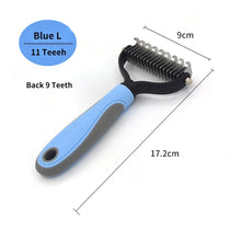 Deshedding brush in Blue L
